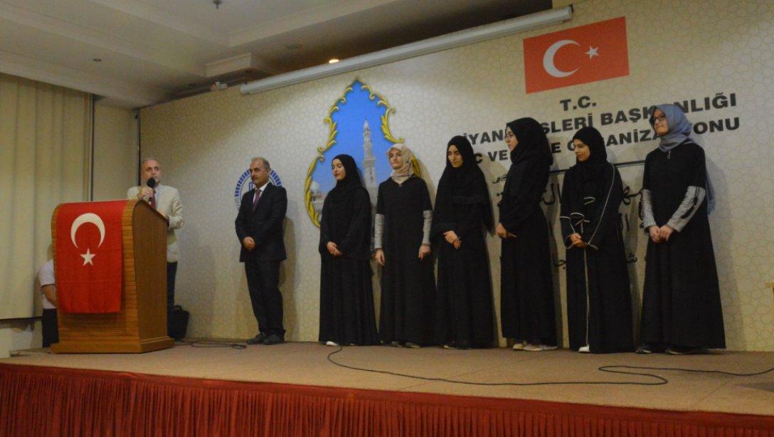 Mekke Uluslararası Türk Okulu´muzda Hadis-i Şerif Yarışması